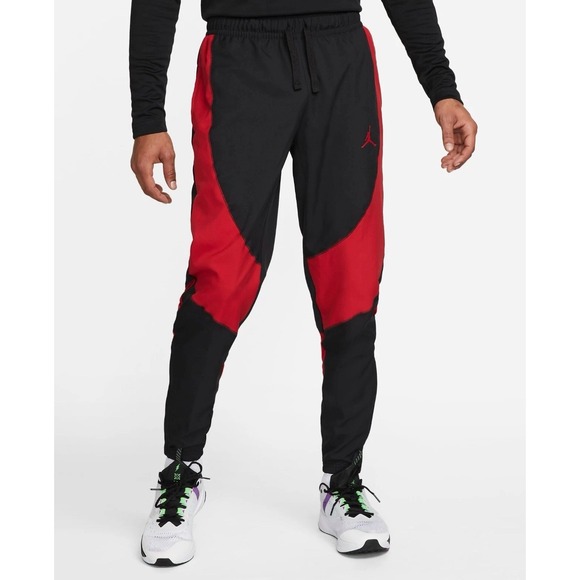 NEW Nike Air Jordan BRED Black Red Sport Woven Jogger Pants Mens Size 2XL DH9073